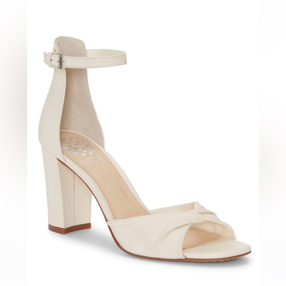 ❤️Vince Camuto Wesher Block Heel Ankle Strap Sandal EUC